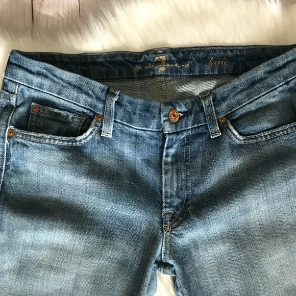 7 FOR ALL MANKIND- Kate Straight Leg Jeans - Picture 7 of 12